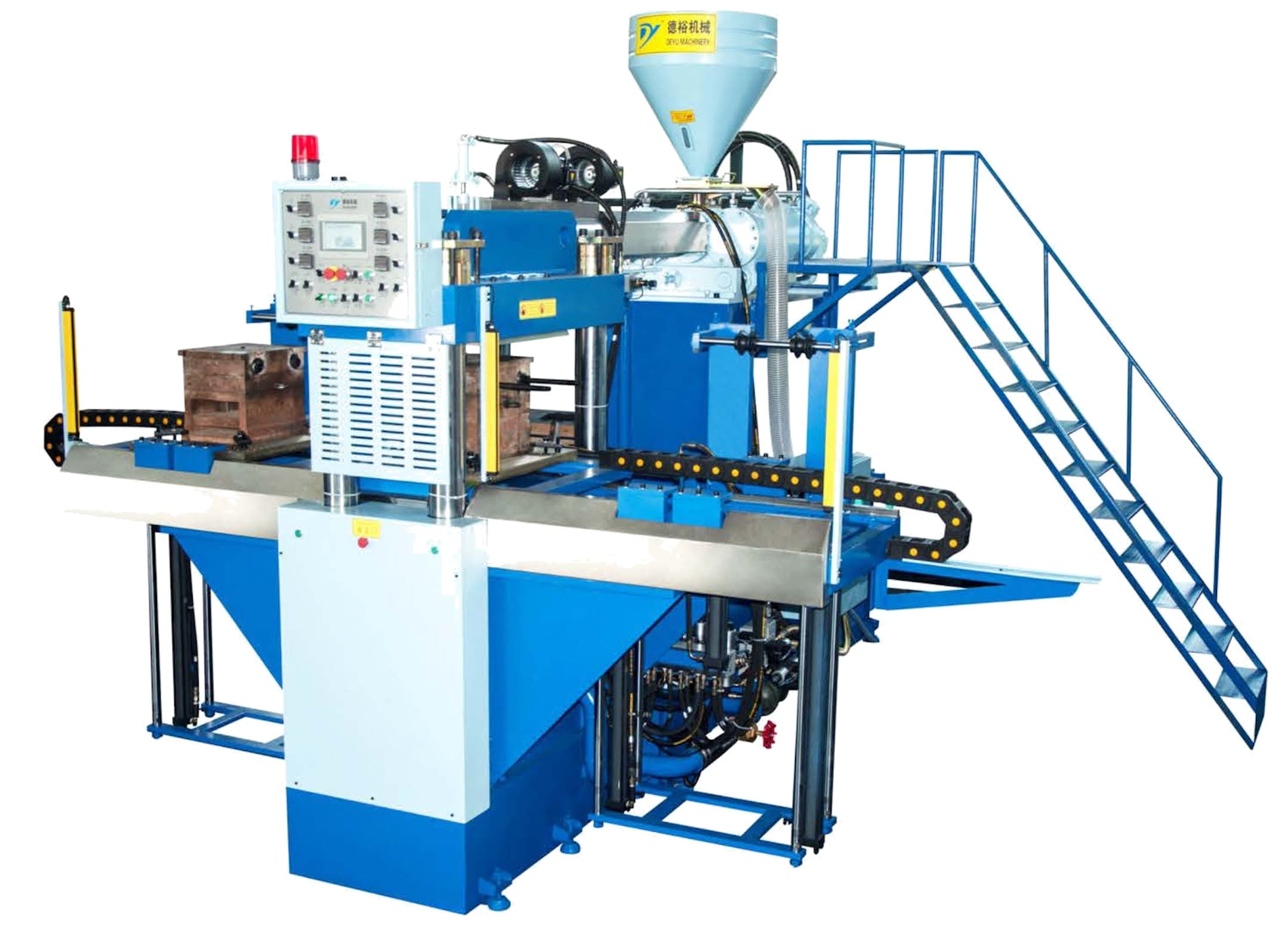 DY-1102-S - Fully Automatic Two-Station Slide Plastic Rubber Industrial Injection Moulding Machine — 400T